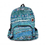 Aboriginal Art | Fold up Backpack | Murdie Morris